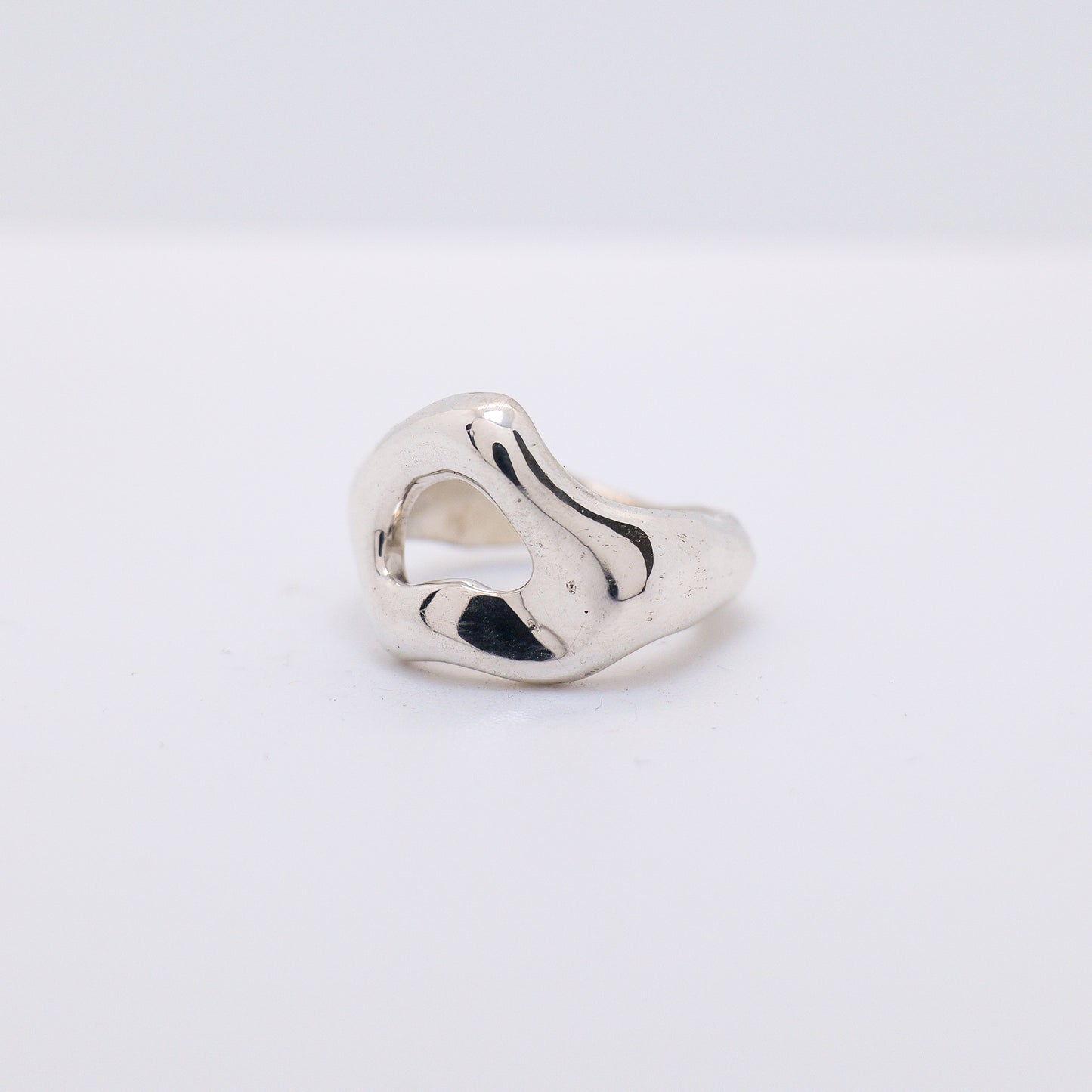 Molten Ring No. 024 - Handmade One of a Kind Ring in Recycled Silver