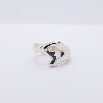 Molten Ring No. 026 - Handmade One of a Kind Ring in Recycled Silver