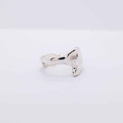 Molten Ring No. 026 - Handmade One of a Kind Ring in Recycled Silver
