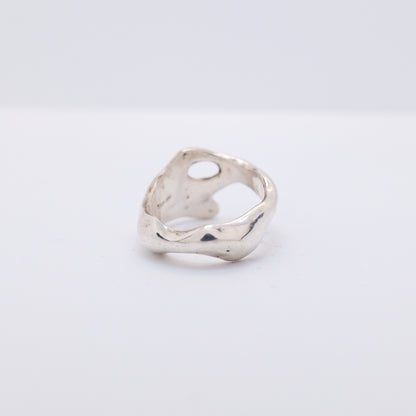 Molten Ring No. 026 - Handmade One of a Kind Ring in Recycled Silver