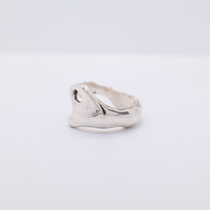 Molten Ring No. 026 - Handmade One of a Kind Ring in Recycled Silver
