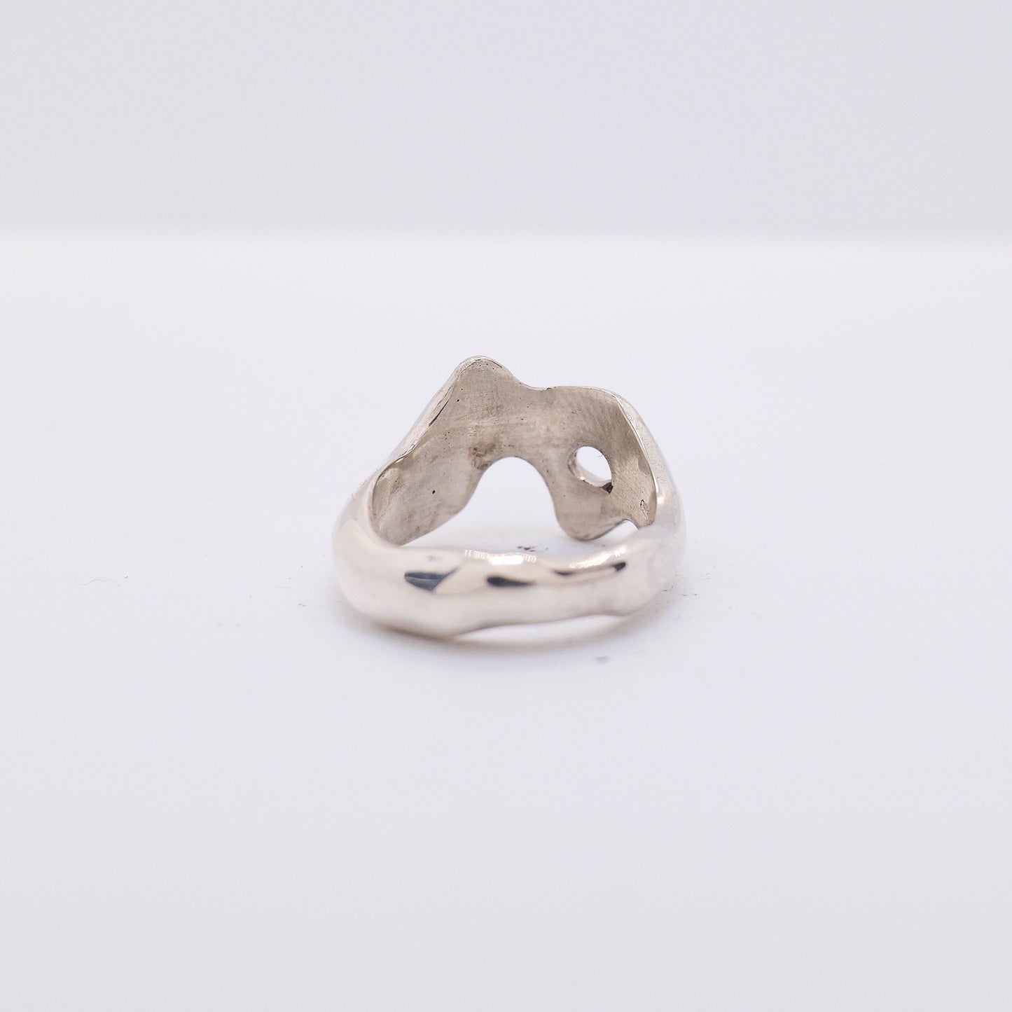 Molten Ring No. 027 - Handmade One of a Kind Ring in Recycled Silver