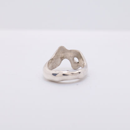 Molten Ring No. 027 - Handmade One of a Kind Ring in Recycled Silver