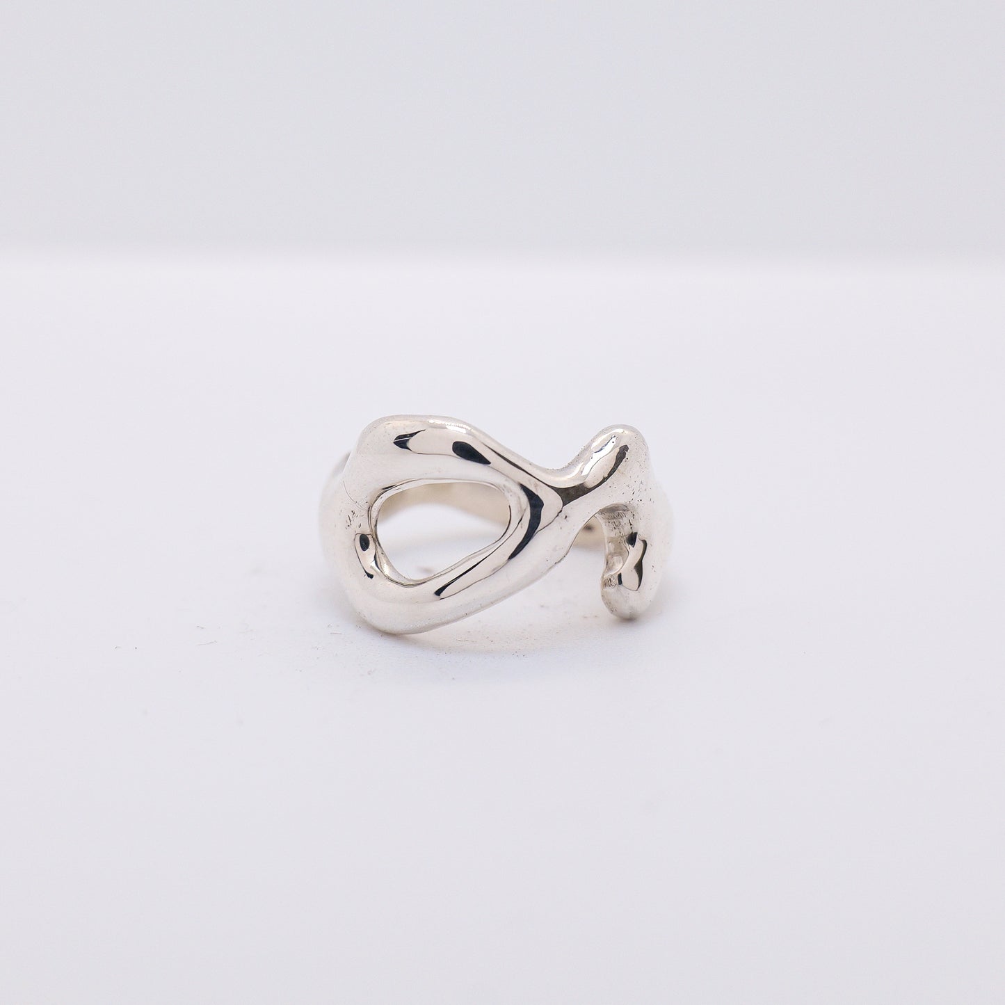 Molten Ring No. 028 - Handmade One of a Kind Ring in Recycled Silver
