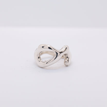 Molten Ring No. 028 - Handmade One of a Kind Ring in Recycled Silver