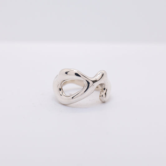 Molten Ring No. 028 - Handmade One of a Kind Ring in Recycled Silver