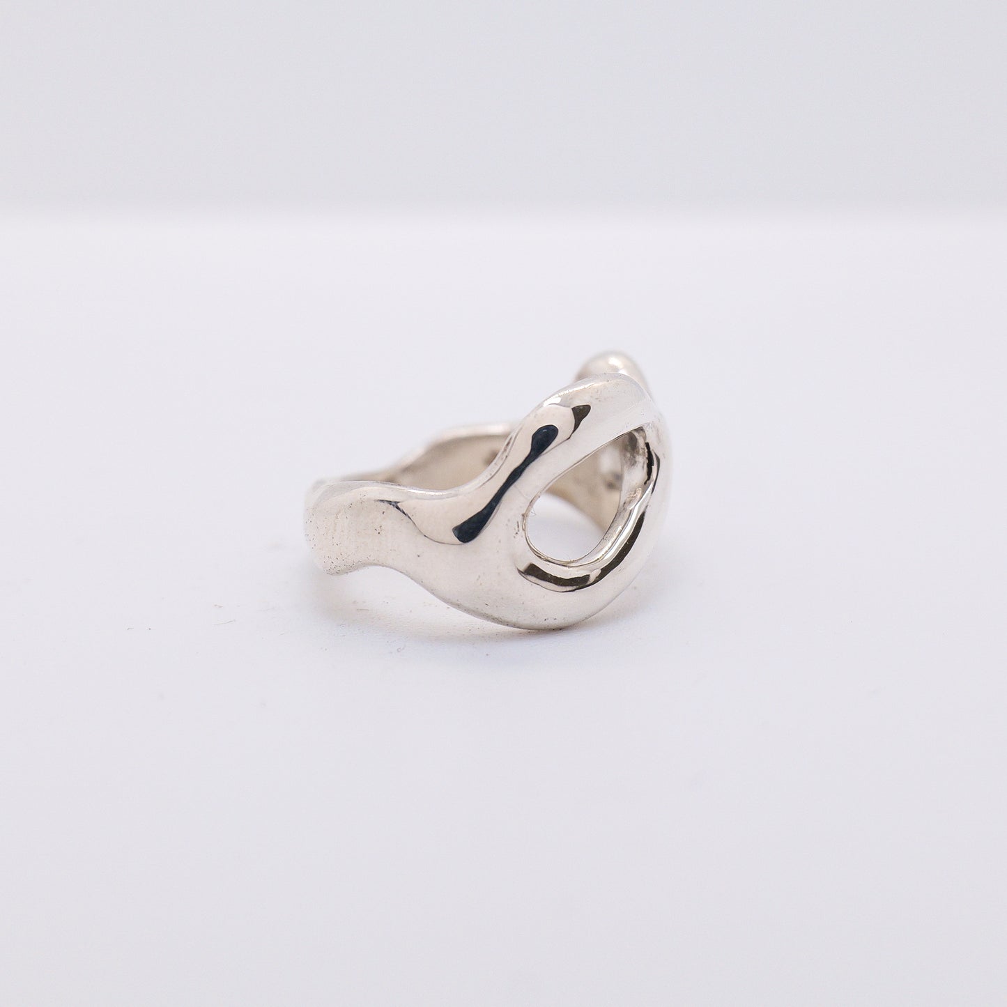 Molten Ring No. 028 - Handmade One of a Kind Ring in Recycled Silver