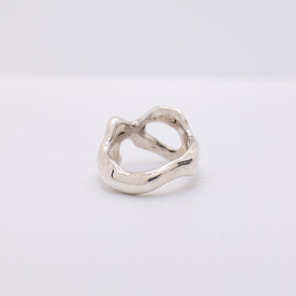 Molten Ring No. 028 - Handmade One of a Kind Ring in Recycled Silver