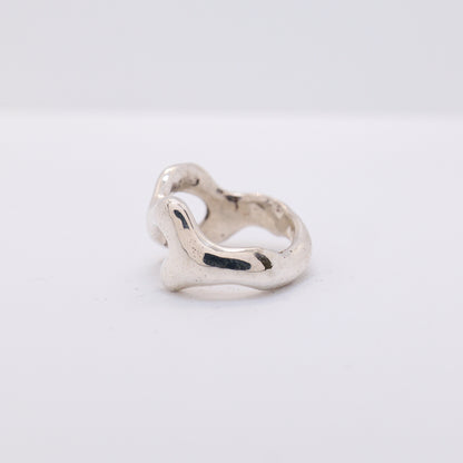 Molten Ring No. 028 - Handmade One of a Kind Ring in Recycled Silver