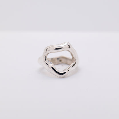 Molten Ring No. 029 - Handmade One of a Kind Ring in Recycled Silver