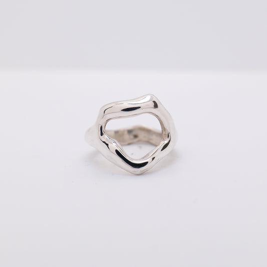Molten Ring No. 029 - Handmade One of a Kind Ring in Recycled Silver