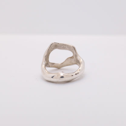 Molten Ring No. 029 - Handmade One of a Kind Ring in Recycled Silver