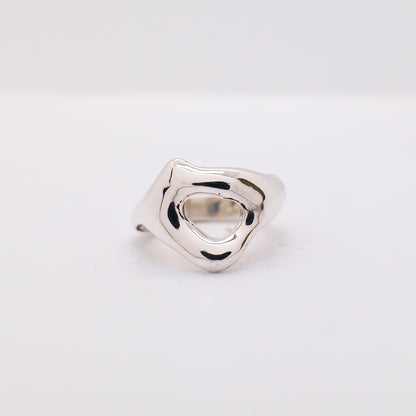 Molten Ring No. 030 - Handmade One of a Kind Ring in Recycled Silver
