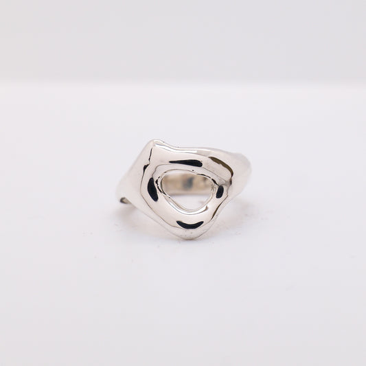 Molten Ring No. 030 - Handmade One of a Kind Ring in Recycled Silver