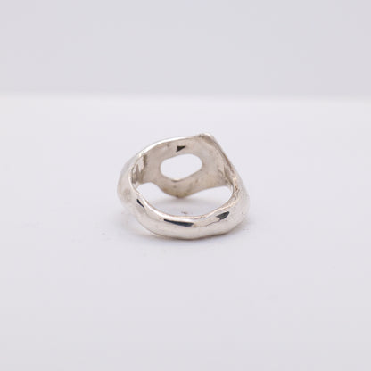 Molten Ring No. 030 - Handmade One of a Kind Ring in Recycled Silver
