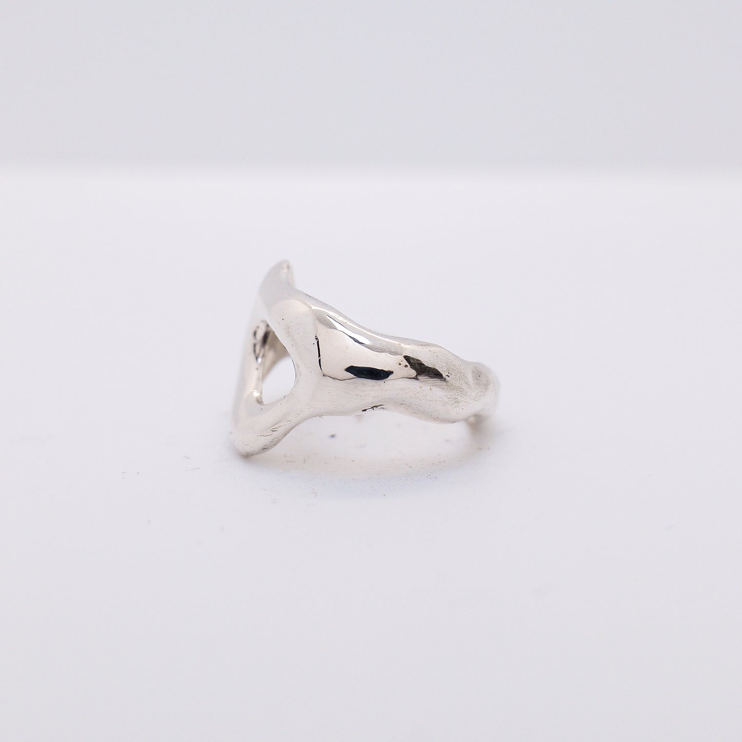 Molten Ring No. 030 - Handmade One of a Kind Ring in Recycled Silver
