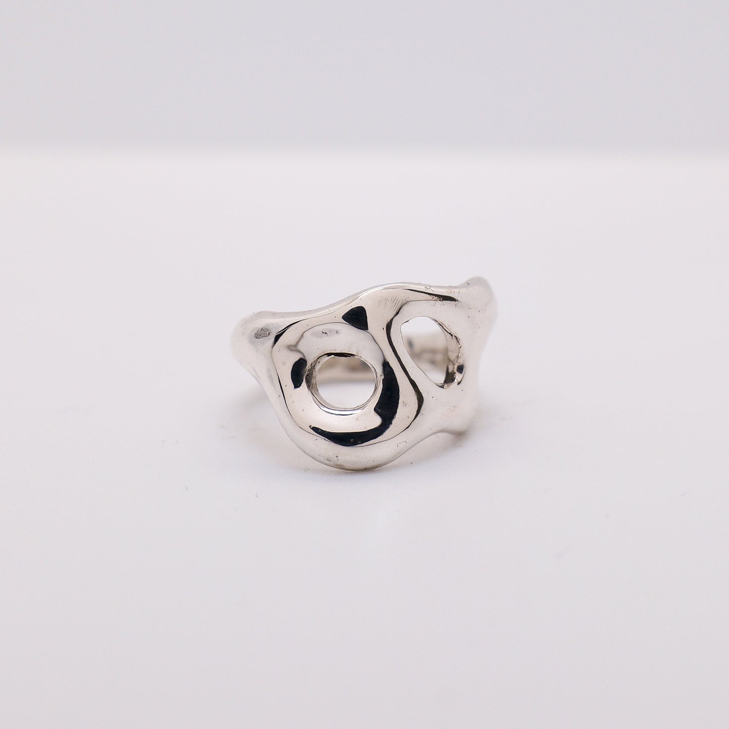 Molten Ring No. 031 - Handmade One of a Kind Ring in Recycled Silver