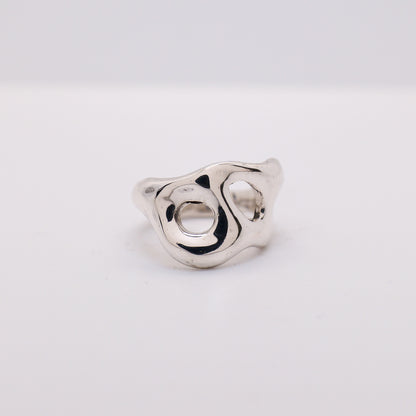 Molten Ring No. 031 - Handmade One of a Kind Ring in Recycled Silver