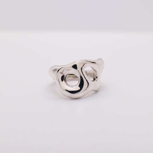 Molten Ring No. 031 - Handmade One of a Kind Ring in Recycled Silver