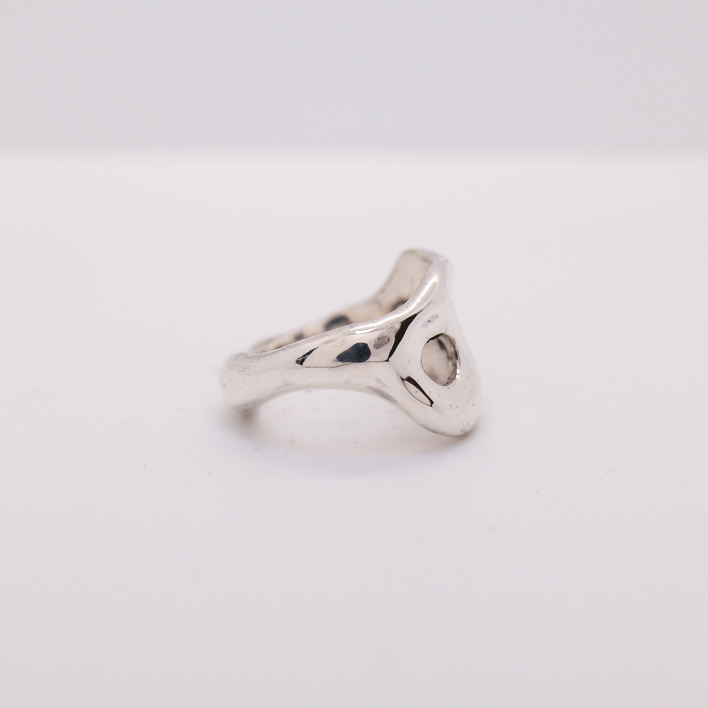 Molten Ring No. 031 - Handmade One of a Kind Ring in Recycled Silver