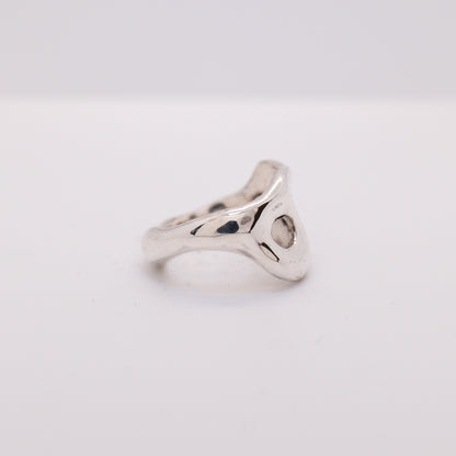 Molten Ring No. 031 - Handmade One of a Kind Ring in Recycled Silver