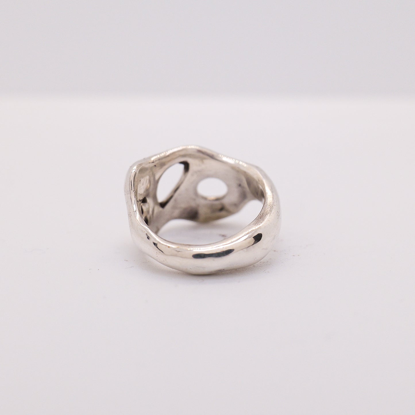 Molten Ring No. 031 - Handmade One of a Kind Ring in Recycled Silver