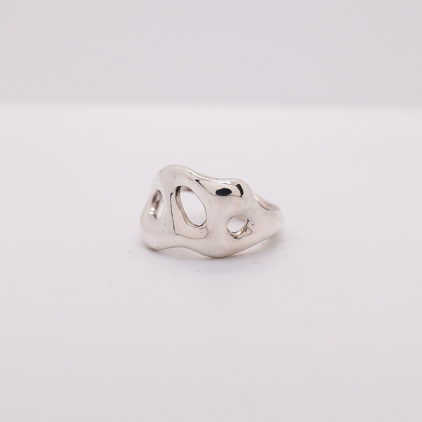Molten Ring No. 031 - Handmade One of a Kind Ring in Recycled Silver