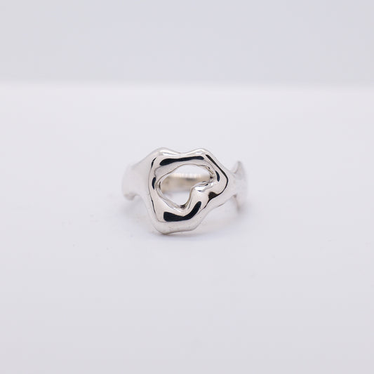 Molten Ring No. 032 - Handmade One of a Kind Ring in Recycled Silver