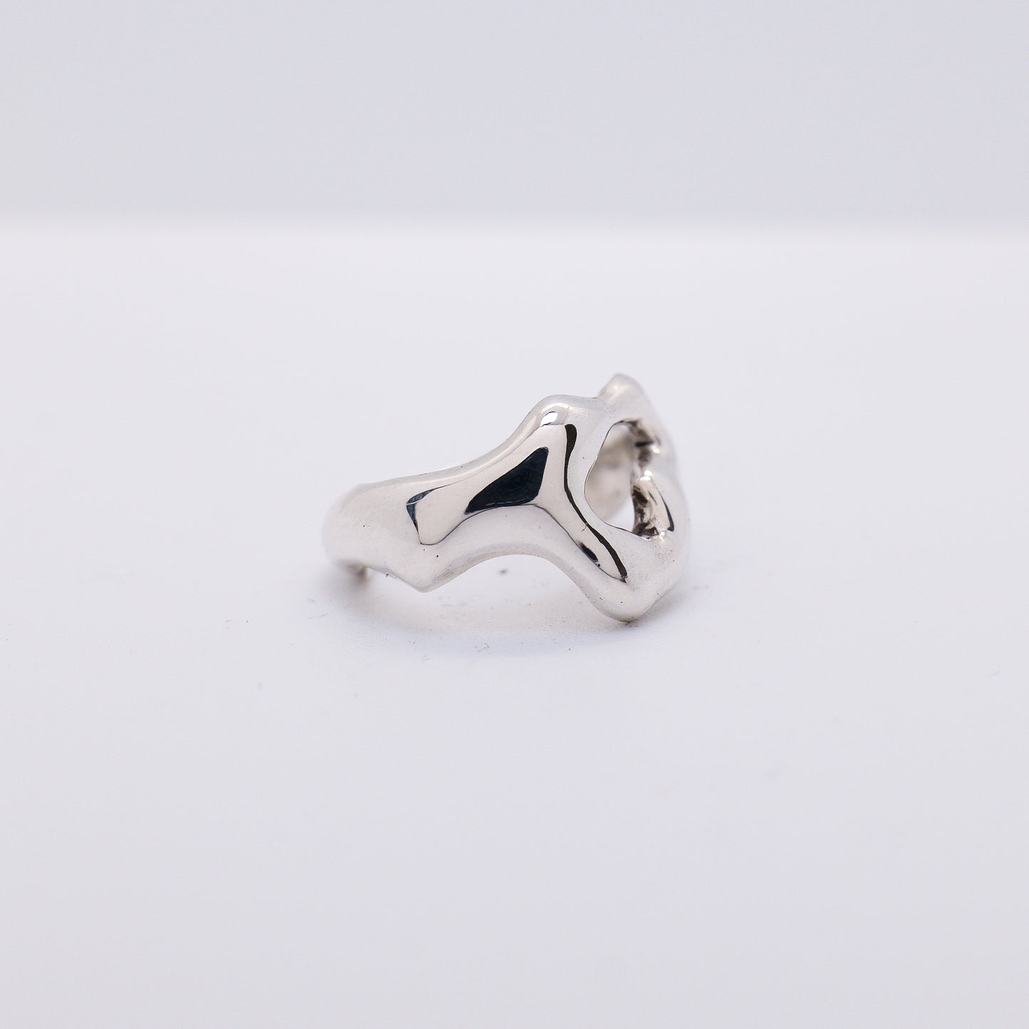 Molten Ring No. 032 - Handmade One of a Kind Ring in Recycled Silver