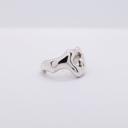 Molten Ring No. 032 - Handmade One of a Kind Ring in Recycled Silver