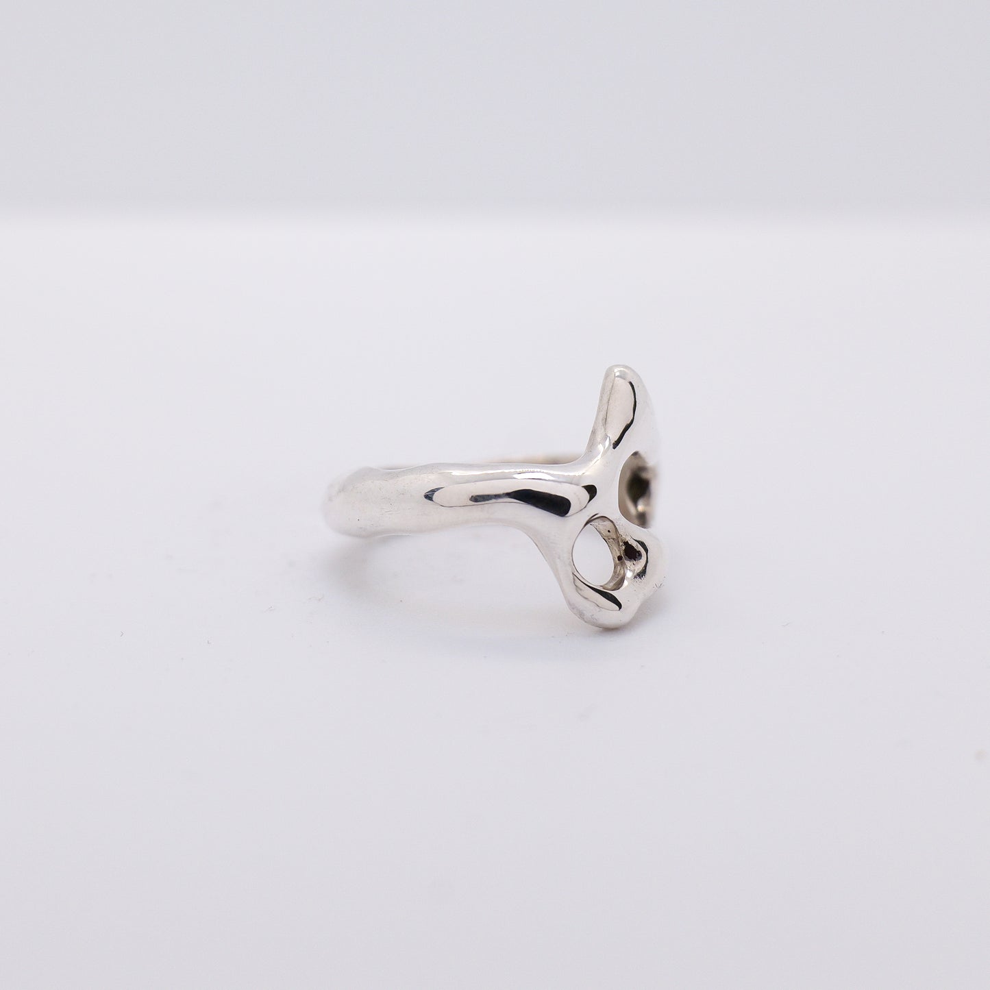 Molten Ring No. 033 - Handmade One of a Kind Ring in Recycled Silver