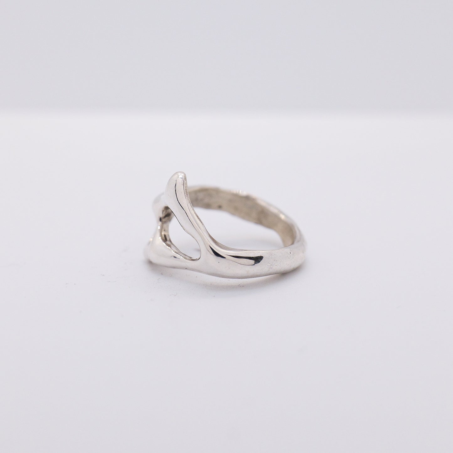 Molten Ring No. 033 - Handmade One of a Kind Ring in Recycled Silver