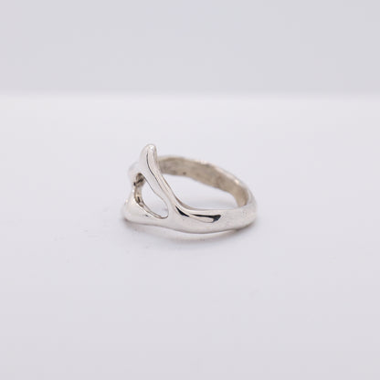Molten Ring No. 033 - Handmade One of a Kind Ring in Recycled Silver