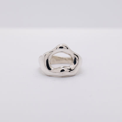 Molten Ring No. 034 - Handmade One of a Kind Ring in Recycled Silver