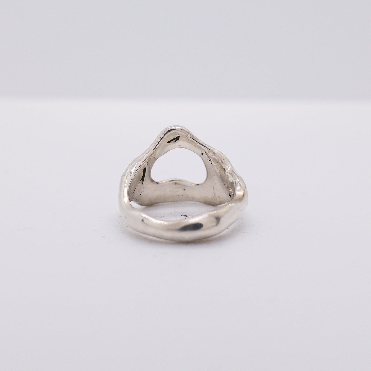 Molten Ring No. 034 - Handmade One of a Kind Ring in Recycled Silver