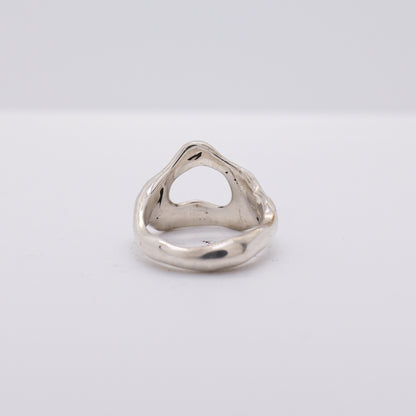 Molten Ring No. 034 - Handmade One of a Kind Ring in Recycled Silver