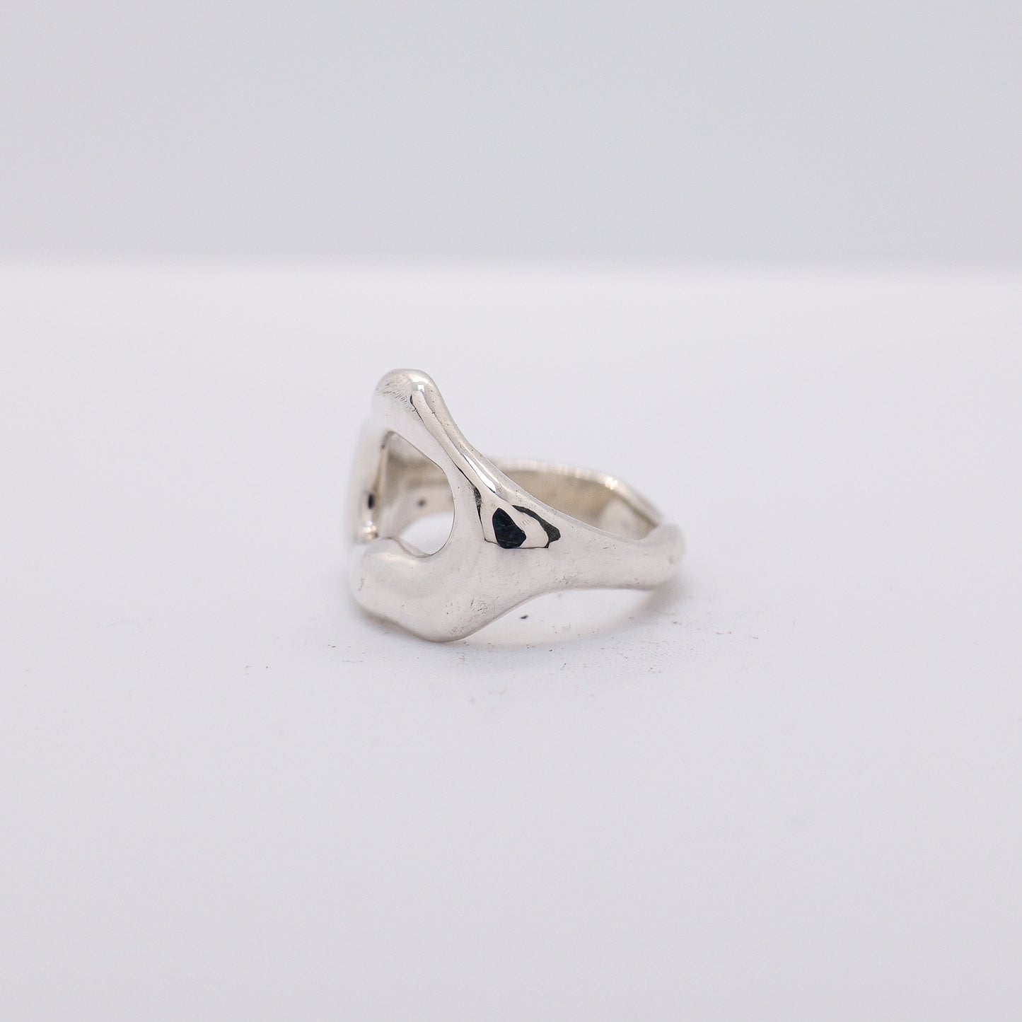 Molten Ring No. 034 - Handmade One of a Kind Ring in Recycled Silver
