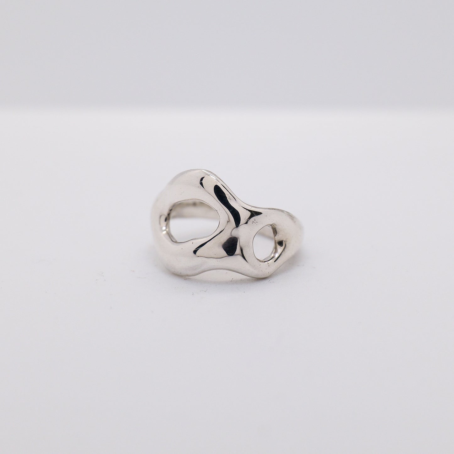 Molten Ring No. 035 - Handmade One of a Kind Ring in Recycled Silver