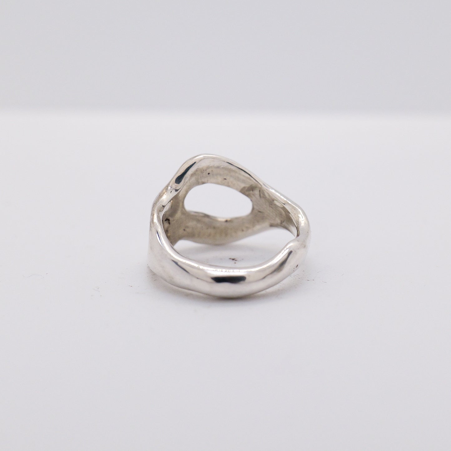 Molten Ring No. 035 - Handmade One of a Kind Ring in Recycled Silver