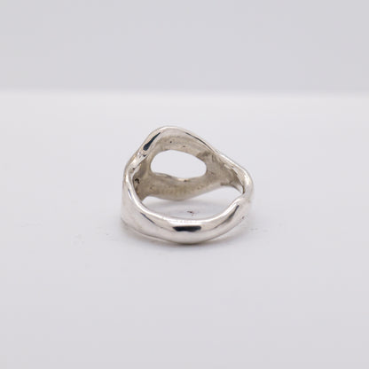 Molten Ring No. 035 - Handmade One of a Kind Ring in Recycled Silver