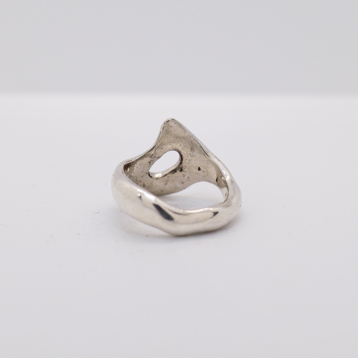 Molten Ring No. 036 - Handmade One of a Kind Ring in Recycled Silver