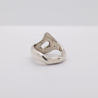 Molten Ring No. 036 - Handmade One of a Kind Ring in Recycled Silver