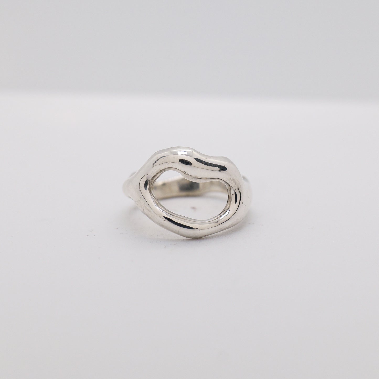 Molten Ring No. 038 - Handmade One of a Kind Ring in Recycled Silver