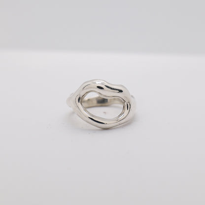 Molten Ring No. 038 - Handmade One of a Kind Ring in Recycled Silver