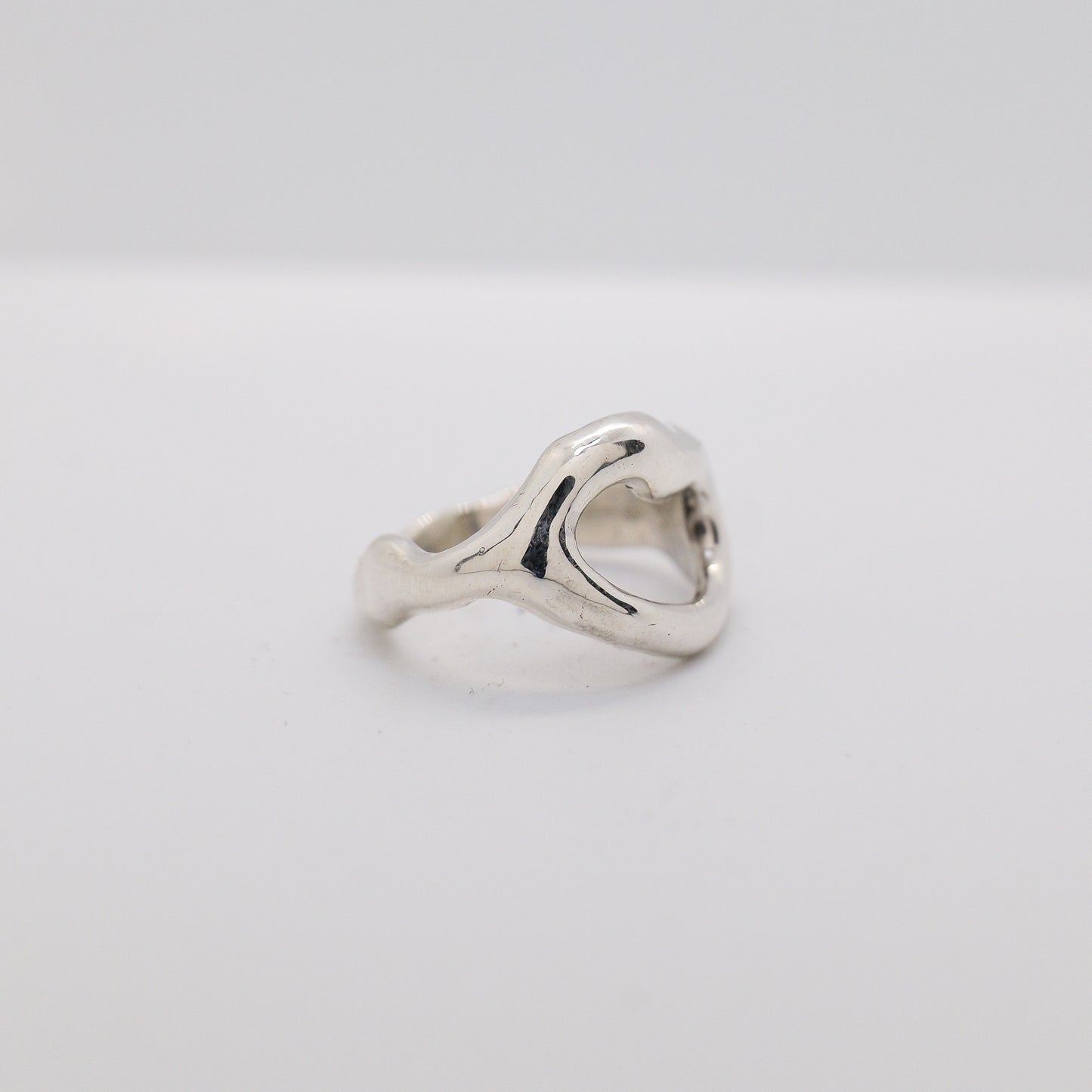 Molten Ring No. 038 - Handmade One of a Kind Ring in Recycled Silver