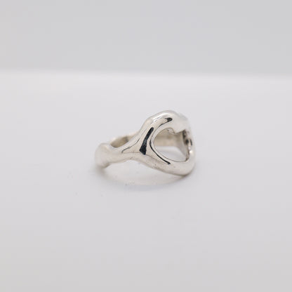 Molten Ring No. 038 - Handmade One of a Kind Ring in Recycled Silver