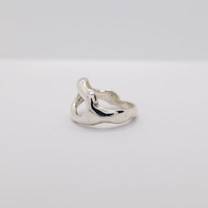 Molten Ring No. 038 - Handmade One of a Kind Ring in Recycled Silver