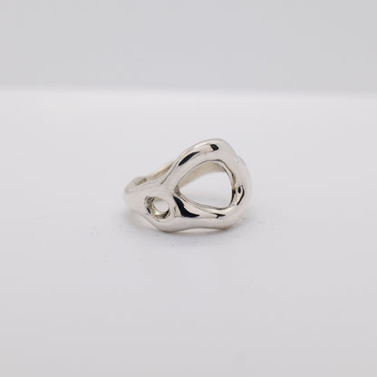 Molten Ring No. 037 - Handmade One of a Kind Ring in Recycled Silver
