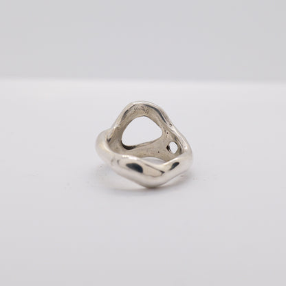 Molten Ring No. 037 - Handmade One of a Kind Ring in Recycled Silver