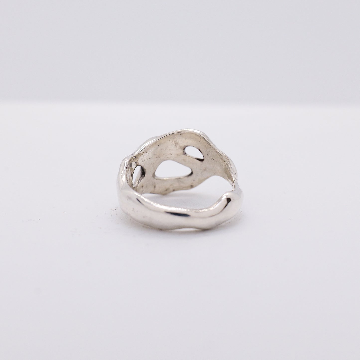 Molten Ring No. 039 - Handmade One of a Kind Ring in Recycled Silver